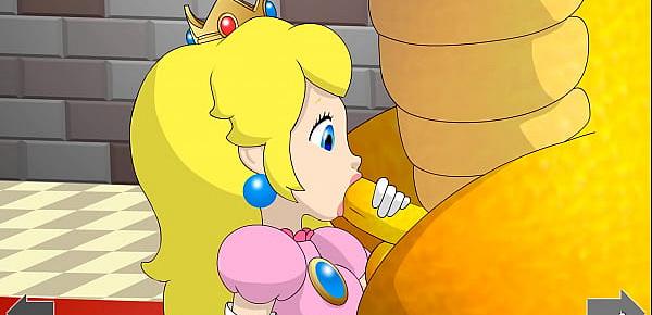  Princess Peach  Blowjob by Neonmonkey